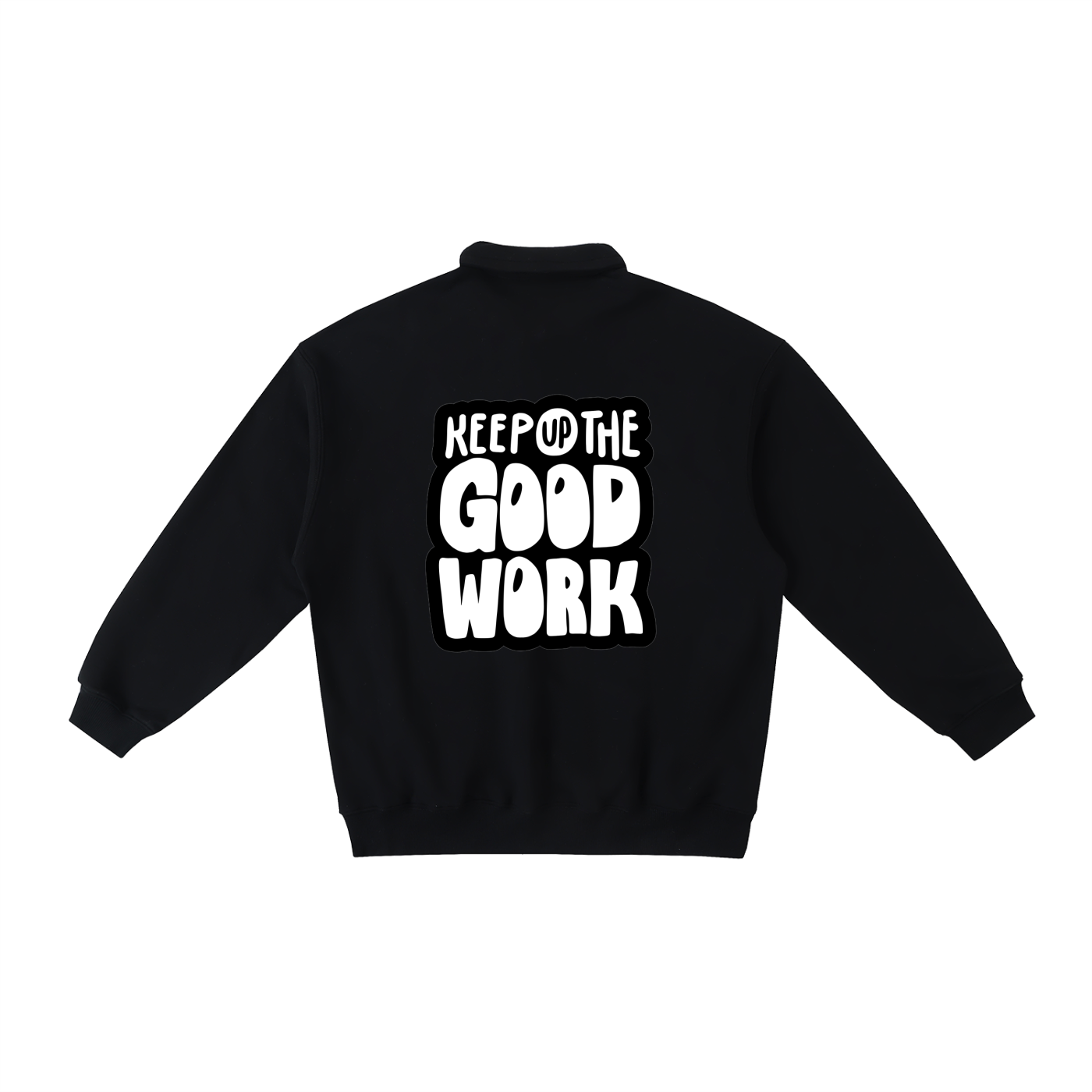 Heavyweight Polo-Collar Sweatshirt