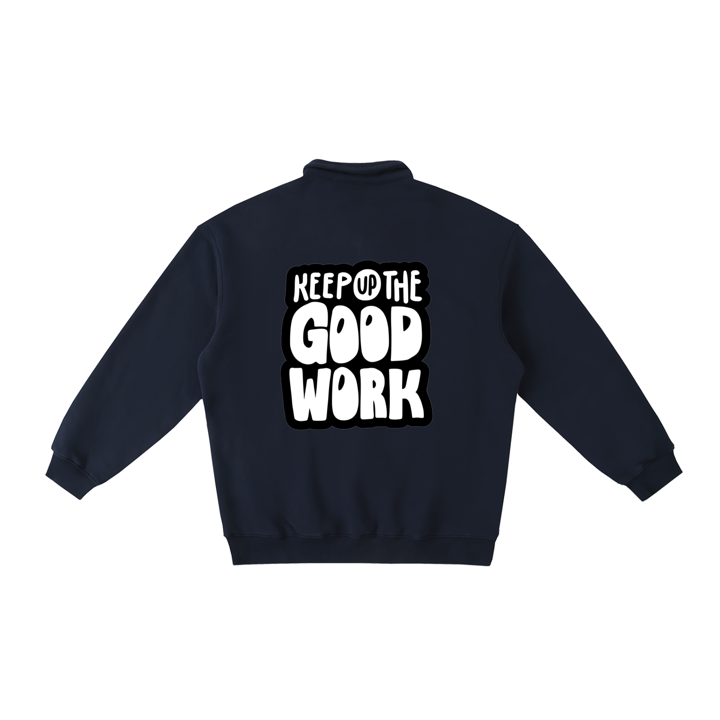 Heavyweight Polo-Collar Sweatshirt