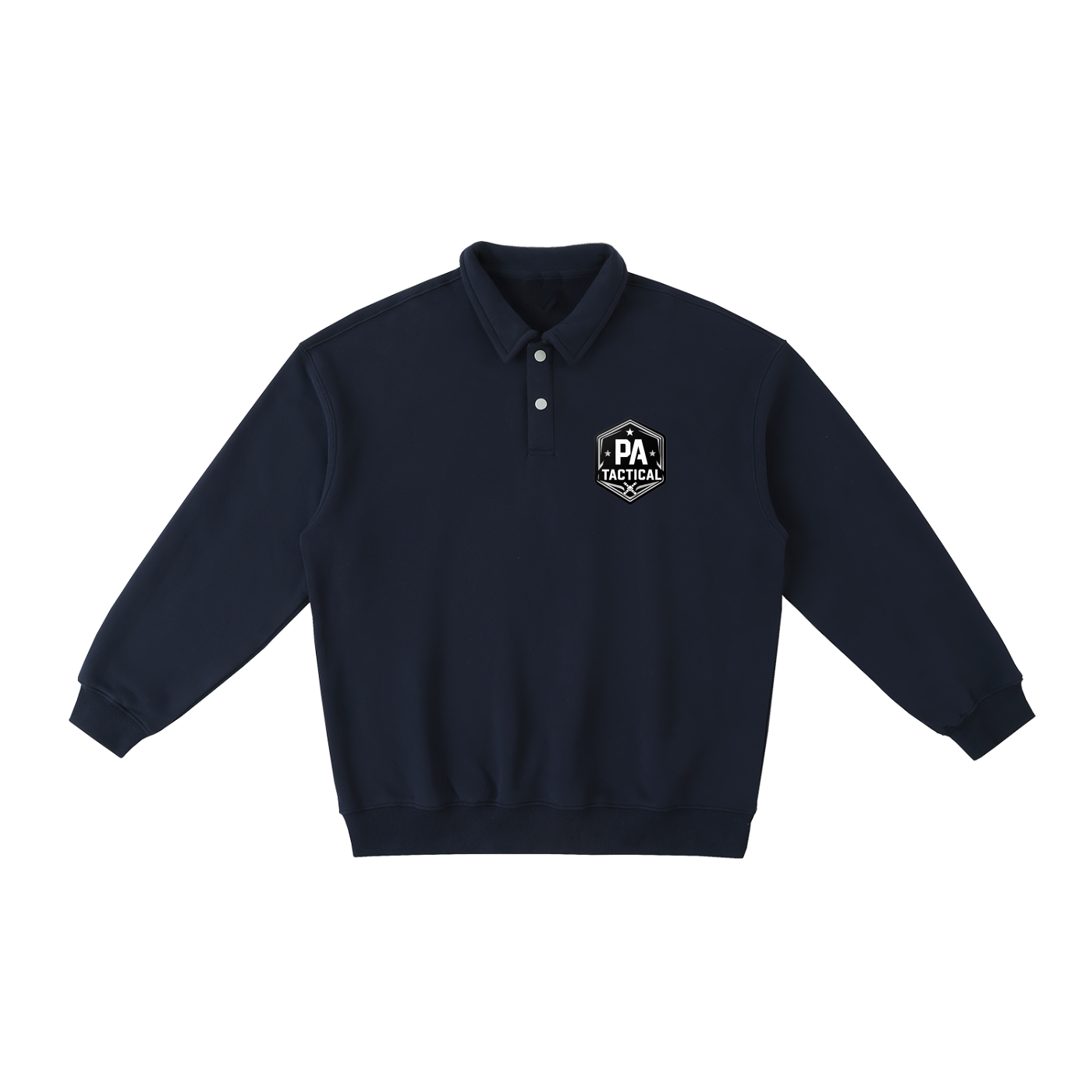 Heavyweight Polo-Collar Sweatshirt